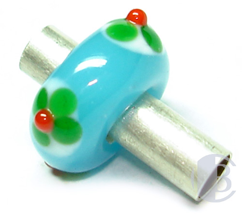 5.5mm hole murano glass bead