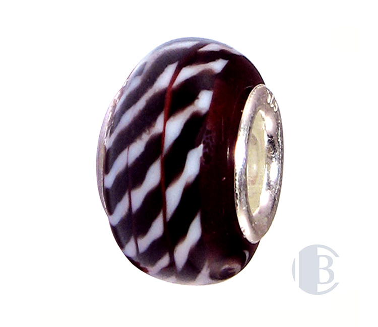 925 silver murano glass bead