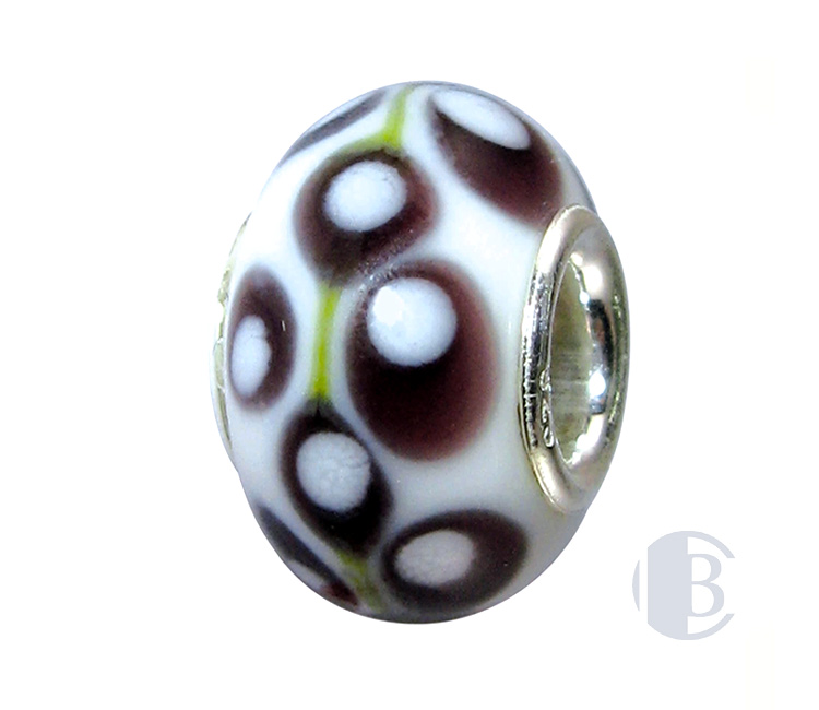 925 silver murano glass bead