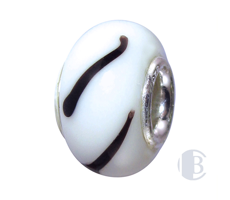 925 silver murano glass bead