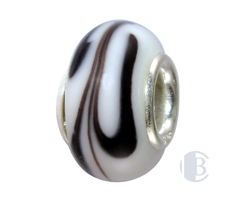 925 silver murano glass bead