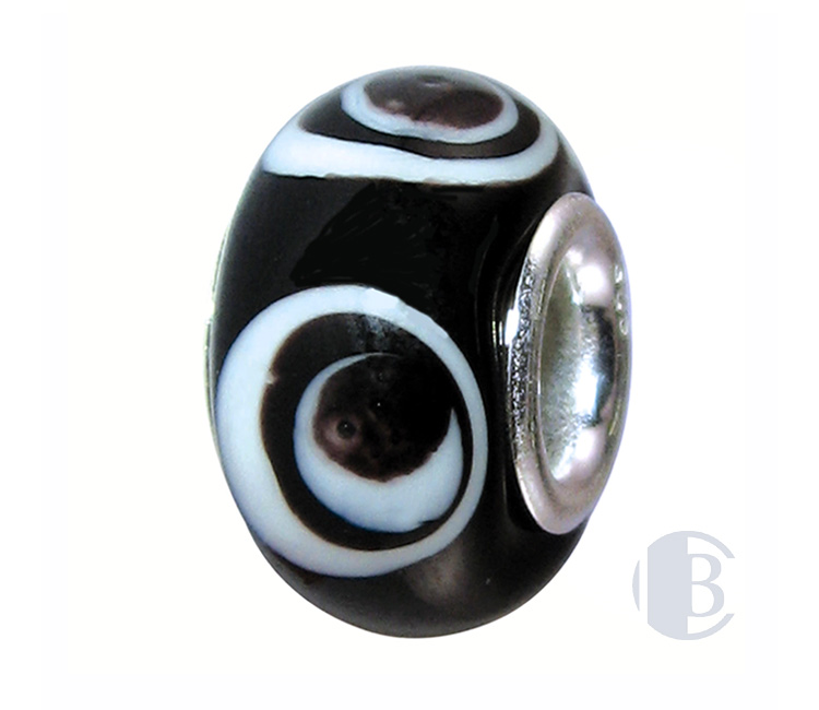 925 silver murano glass bead