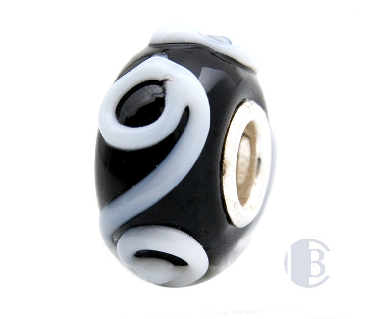 925 silver murano glass bead