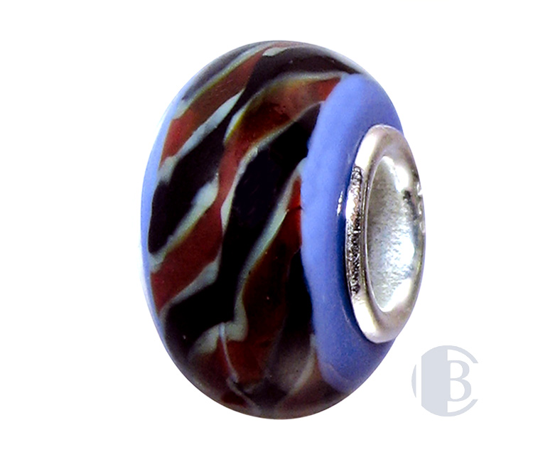 925 silver murano glass bead