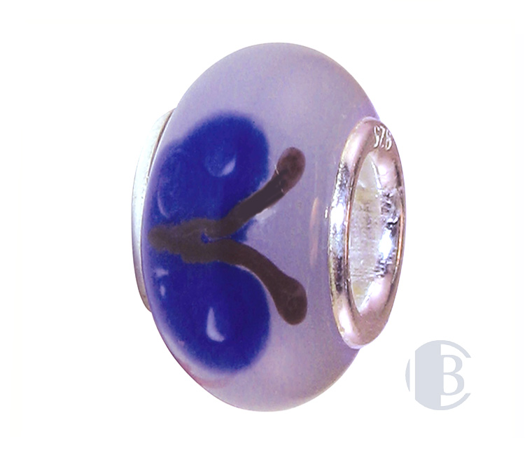925 silver murano glass bead