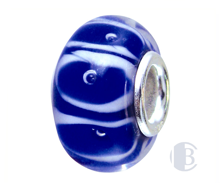 925 silver murano glass bead