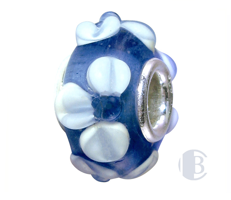925 silver murano glass bead