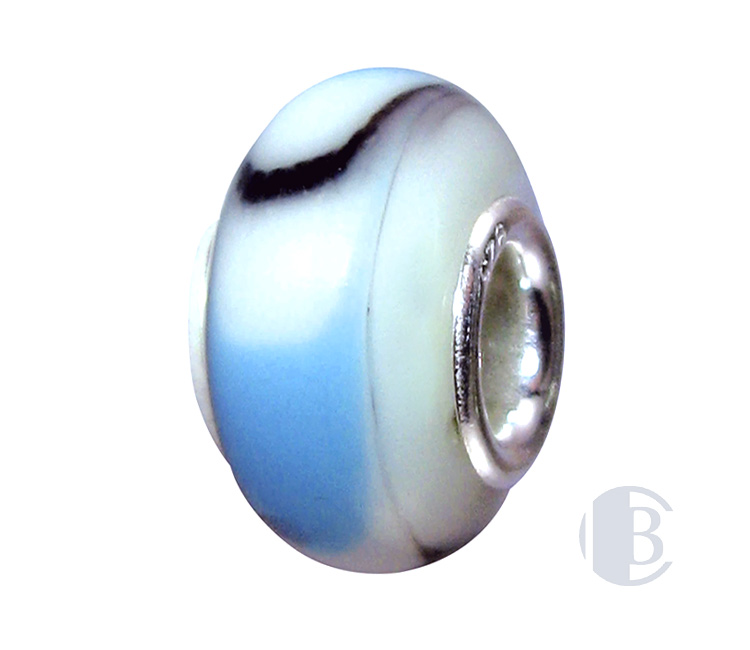 925 silver murano glass bead
