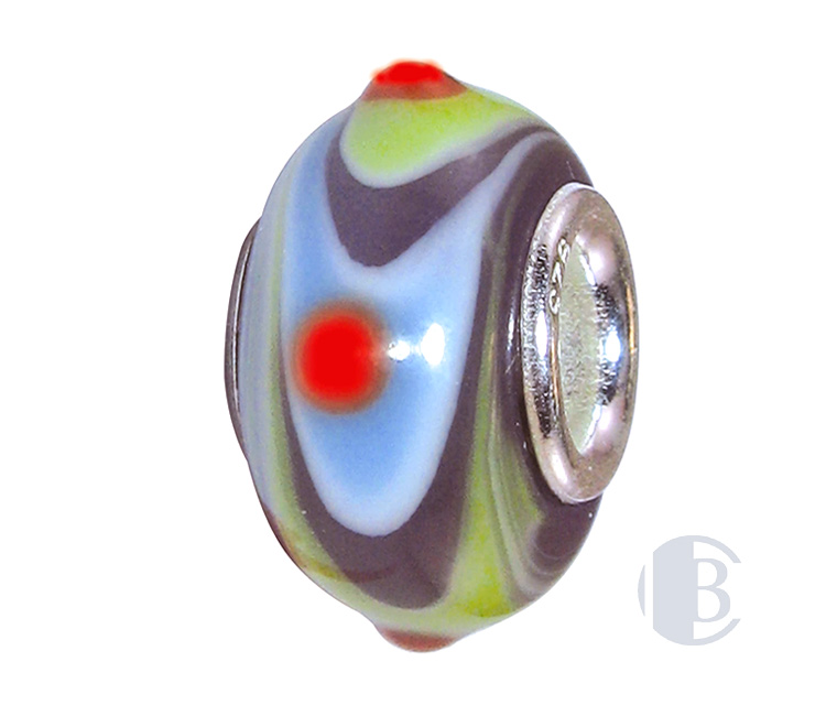 925 silver murano glass bead