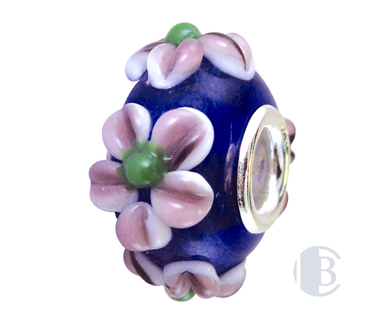 925 silver murano glass bead