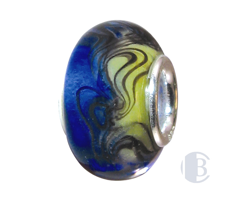 925 silver murano glass bead