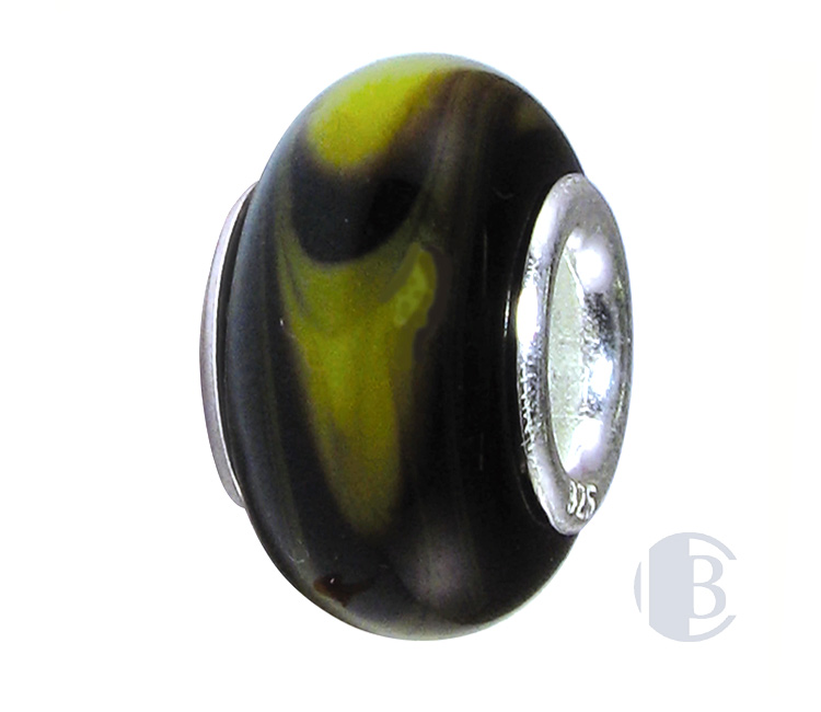925 silver murano glass bead