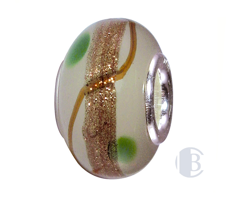 925 silver murano glass bead
