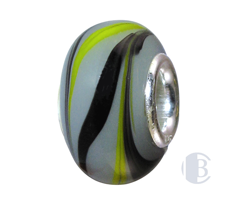 925 silver murano glass bead