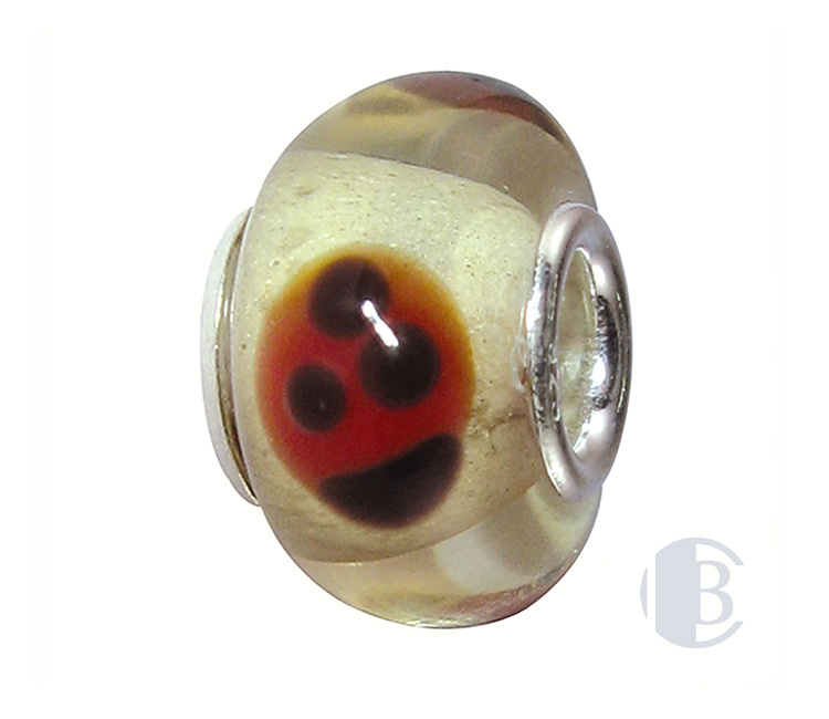 925 silver murano glass bead