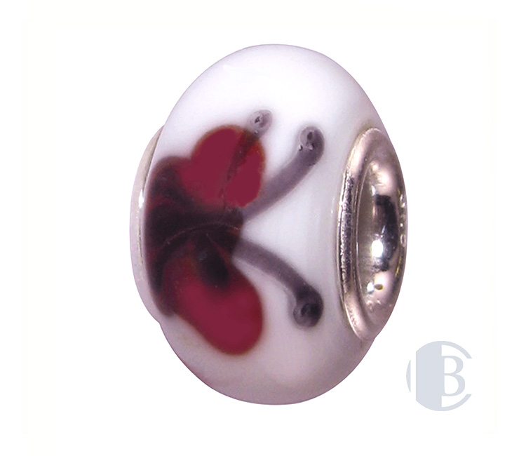 925 silver murano glass bead