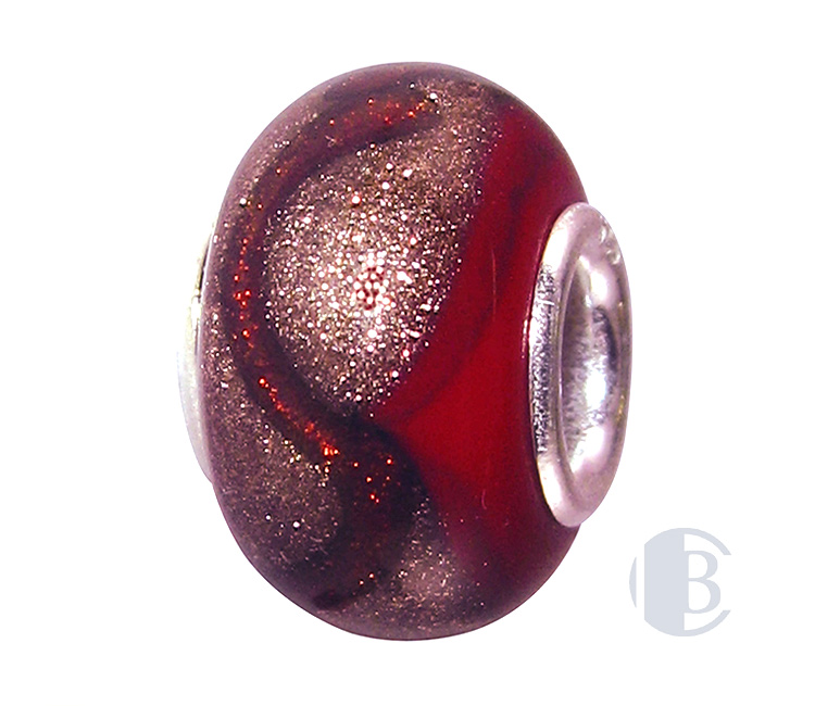 925 silver murano glass bead