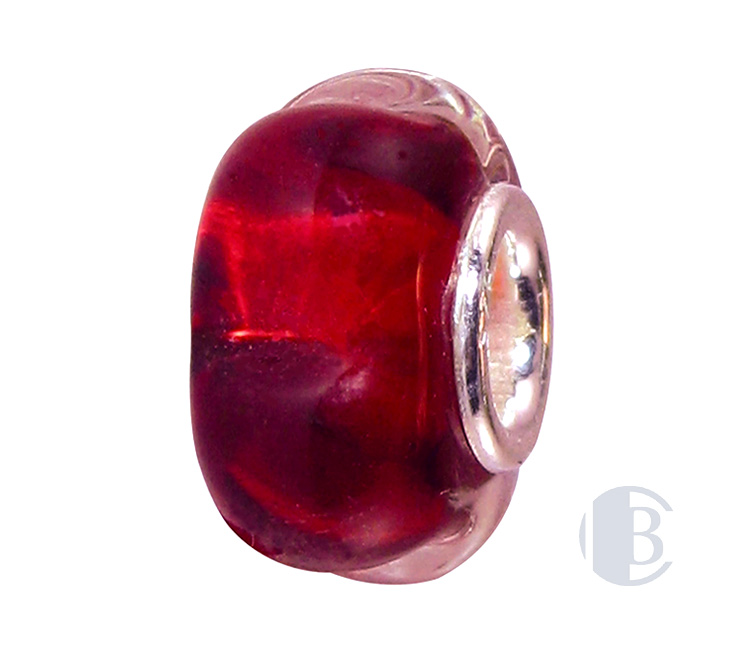 925 silver murano glass bead