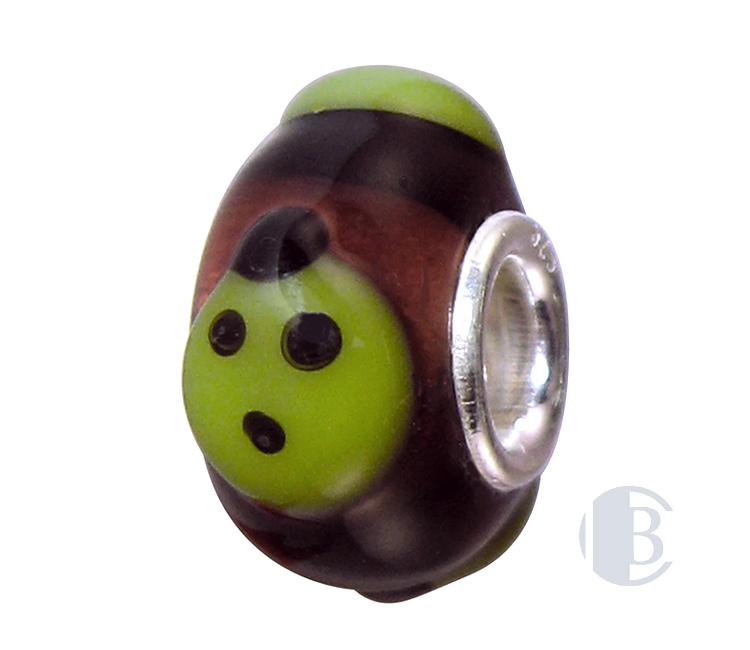 925 silver murano glass bead