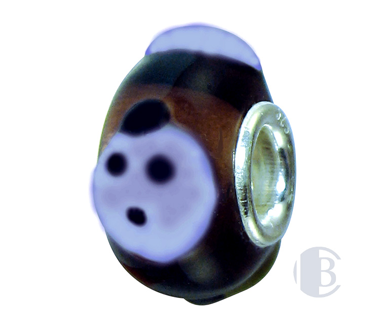 925 silver murano glass bead