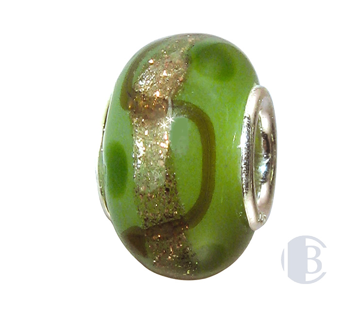 925 silver murano glass bead