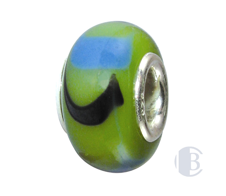 925 silver murano glass bead