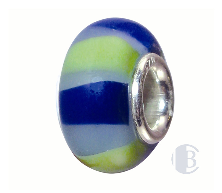 925 silver murano glass bead