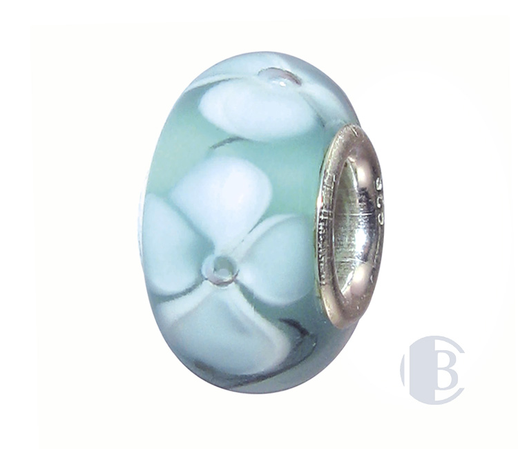 925 silver murano glass bead