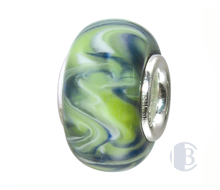 925 silver murano glass bead