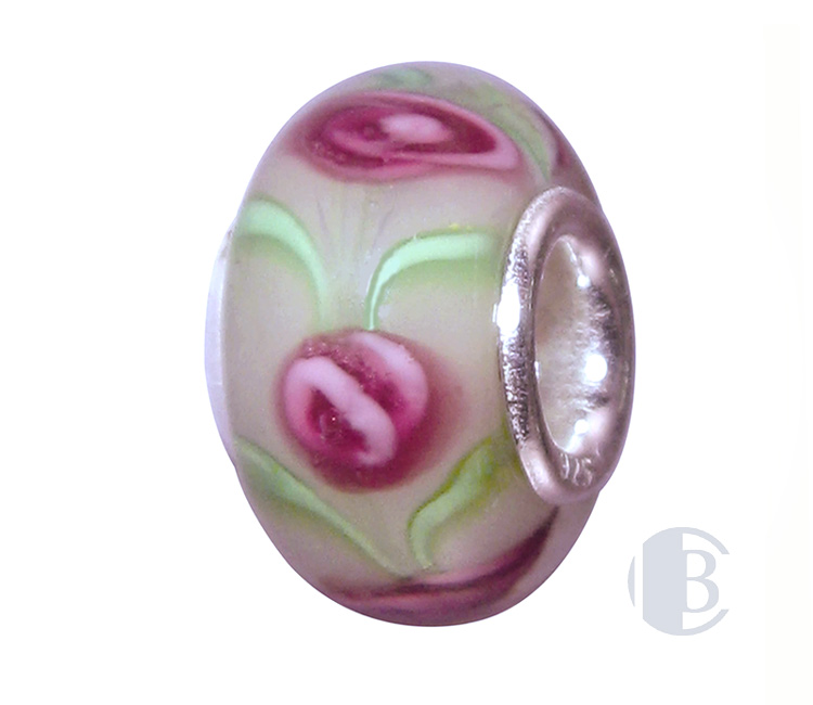 925 silver murano glass bead