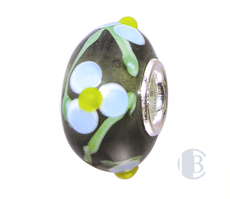 925 silver murano glass bead