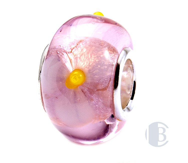 925 silver murano glass bead