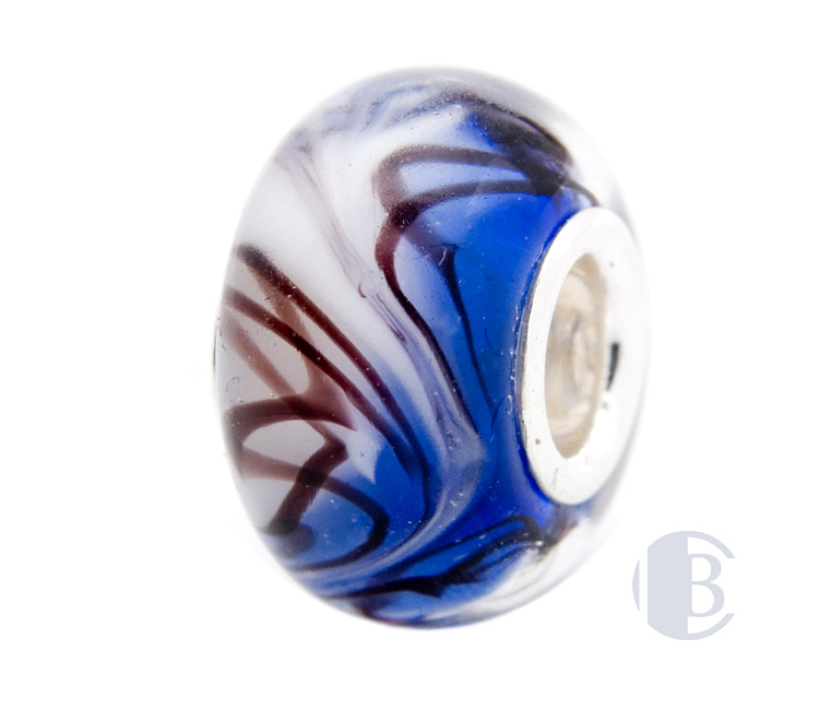 925 silver murano glass bead