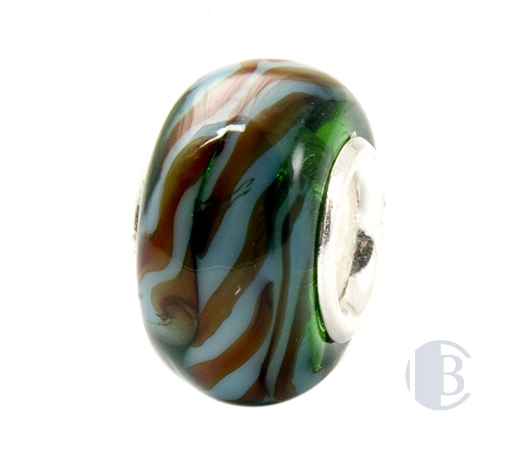 925 silver murano glass bead