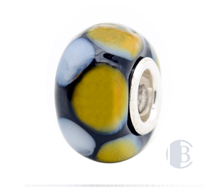 925 silver murano glass bead