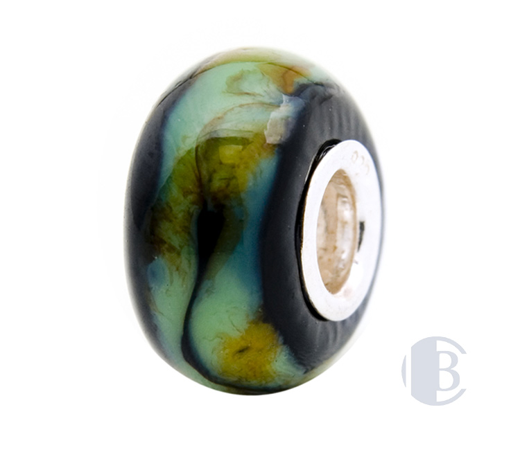 925 silver murano glass bead