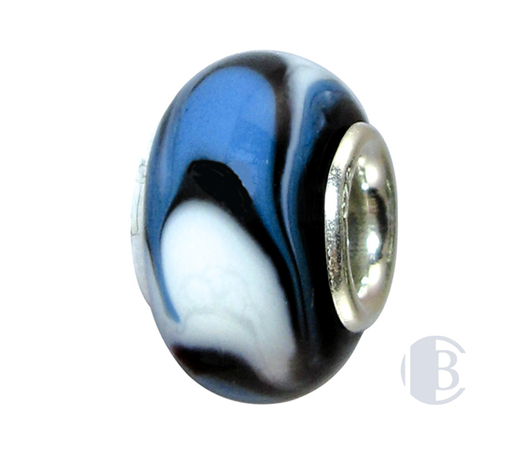 925 silver murano glass bead