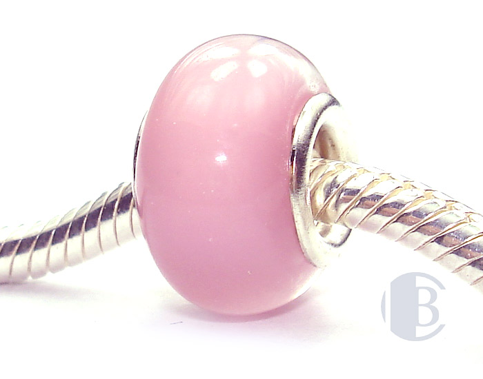 925 sterling silver core murano glass bead