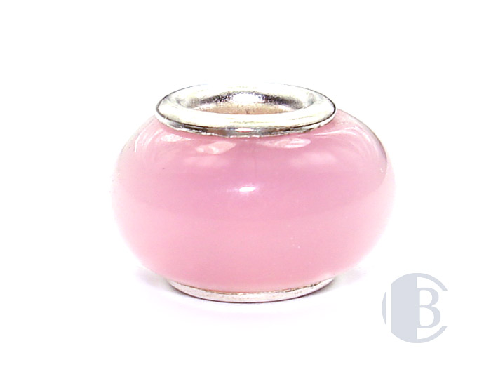 925 sterling silver core murano glass bead