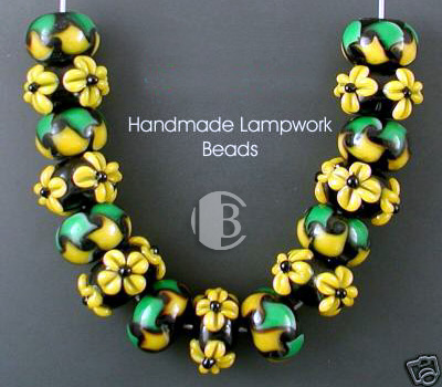 Combination Lampwork Glass Bead Sets