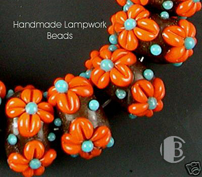 single glass bead partial detailed view