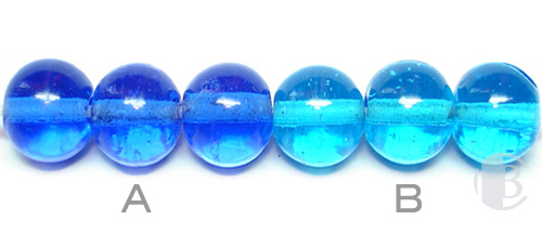 A: Clear Blue - B: Clear Navy Blue