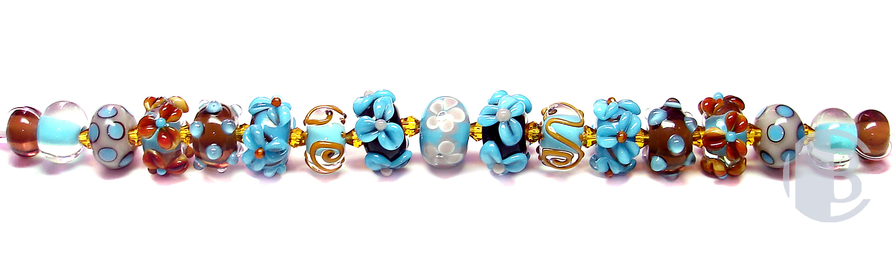 Matching Set Lampwork Glass Beads