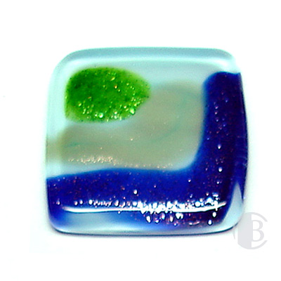Cufflinks Murano Glass Sheet
