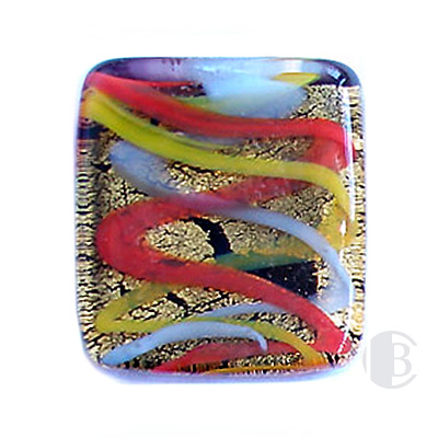 Cufflinks Murano Glass Sheet