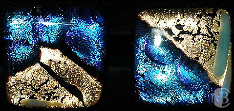 Sheet Design Murano Glass For Cufflinks