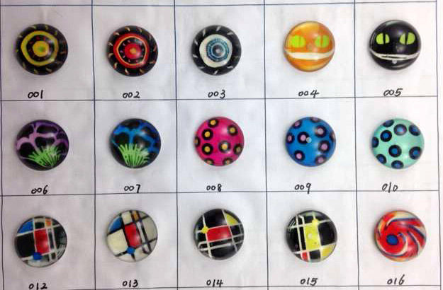 Murano Glass Discs For Cufflinks