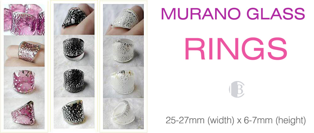 Murano Glass Ring Jewelry