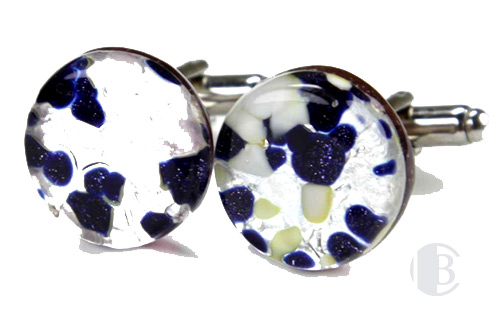 murano glass cufflinks