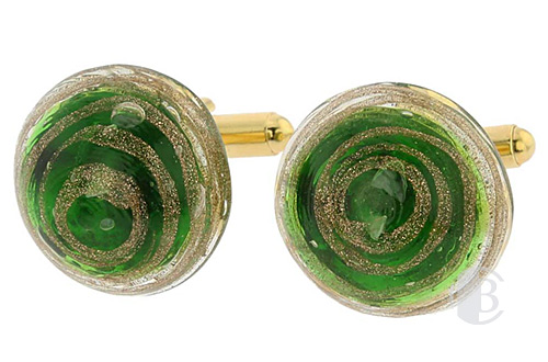 murano glass cufflinks